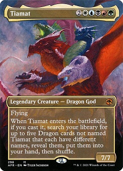 Tiamat Dungeons & Dragons- Adventures in the Forgotten Realms Alternate Art
